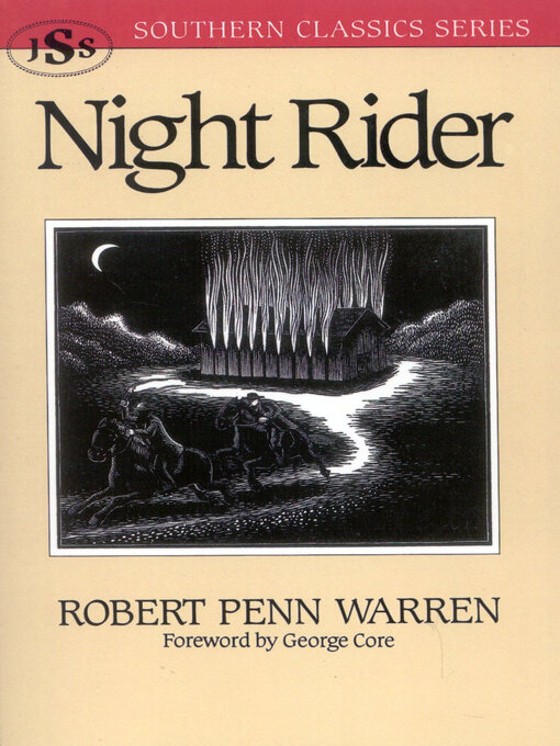 Title details for Night Rider by Robert Penn Warren - Available